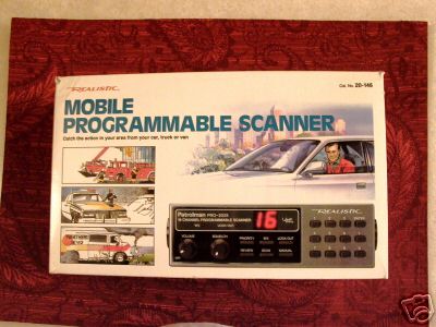 Realistic 16 channel mobile programmable scanner