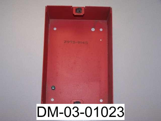 Red electrical junction box 5 x 1/8 x 2 3/4 x 8