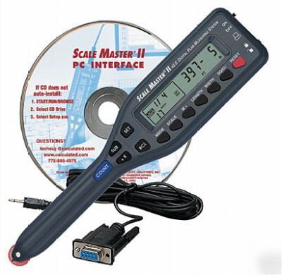 Scale master ii digital plan measure / pc combo pack