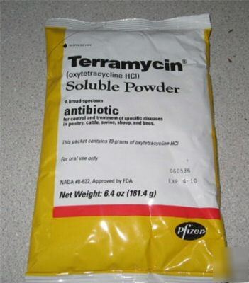 Terramycin soluble powder 10GM oxytet