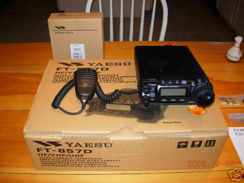 Yaesu FT857 ft 857 ft-857D hf vhf uhf w/ separation kit