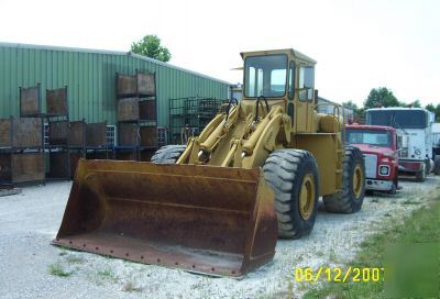 1980 trojan 2500 wheel loader detroit engine runs good