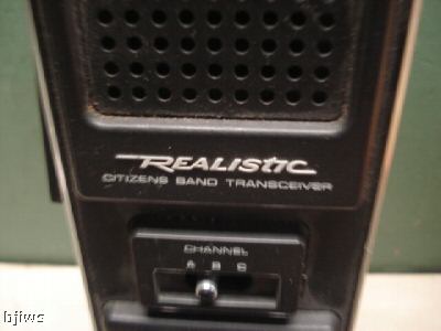 2 vintage realistic citizens band transceiver trc-206