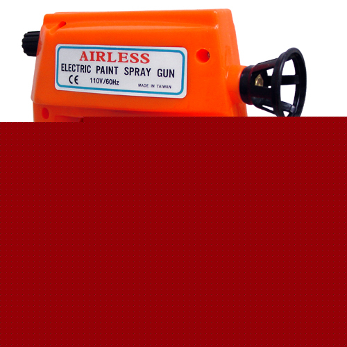Airless electric spray paint gun automotive shop tool