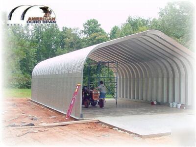 Amerduro steel arch building P30X40X15' metal buildings