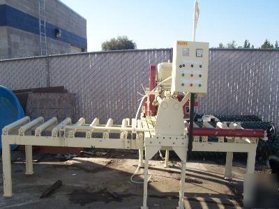 Automatic bridge saw granite marble stone roller table 