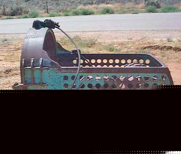 Drag-line bucket dirt material mover