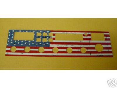 Galaxy dx 88HL usa american flag faceplate