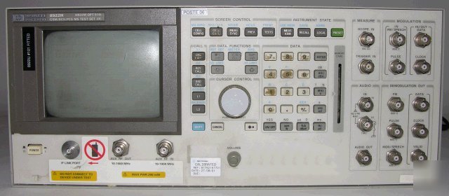 Hp agilent 8922H (option 101 upgrade to 8922M) test set