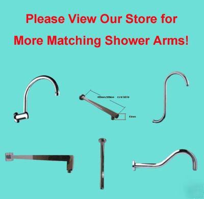 New boris square dual layer rain shower head -brand 