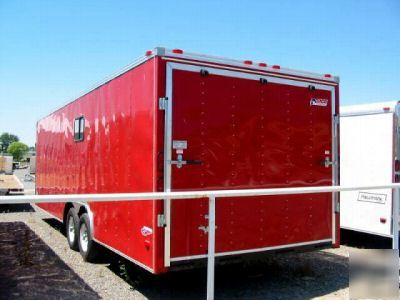 New pace race car cargo enclosed trailer 20' ramp auto