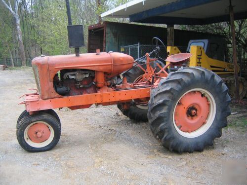 1939 allis chalmers wc farm tractor