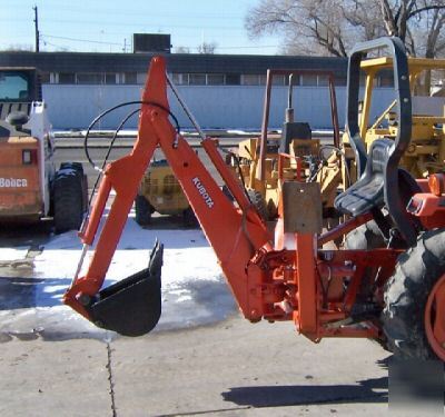 1999 kubota l 2500 mfwd tractor / loader / backhoe