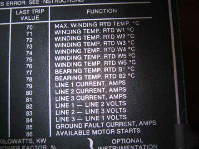 Allen bradley programmable motor protector 1406-P16