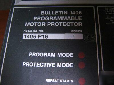 Allen bradley programmable motor protector 1406-P16