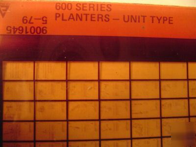 Allis chalmers 600 series planters parts microfiche 