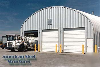 American steel buildings S35X60X15 metal workshop kit