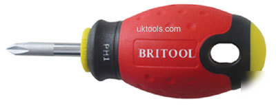 Britool screwdriver stubby parallel tip 30XPH2