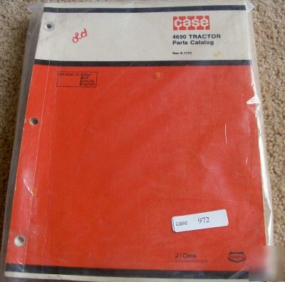 Case 4690 tractor parts manual catalog