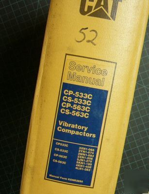 Cat caterpillar cp/cs-533C 563C repair service manual