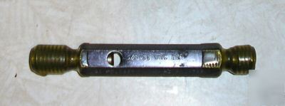 5/8-11 unc 1B thread gage plug go/not go .625 dia