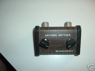 Archer cb / ham radio / 10 meter antenna matcher 