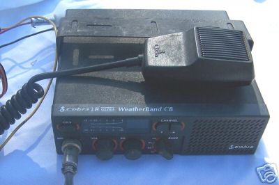 Cobra 40 channel weahterband cb radio used little 