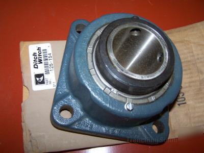 Flange bearing for front sprocket and drill frame