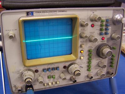 Hewlett packard 1740A oscilloscope (100MHZ) 