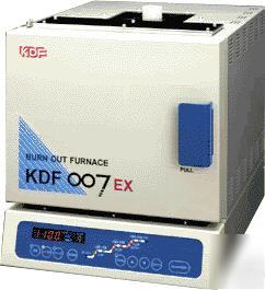 Kdf 007EX programmable burnout furnace 