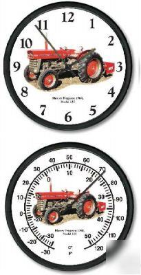 Massey ferguson 135 tractor clock thermometer sod ca
