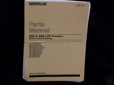 Original caterpillar D6H & D6H lgp tractor parts manual