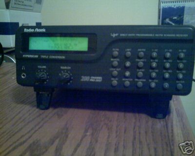 Radio shack pro-2037 police/fire/ems/atc 