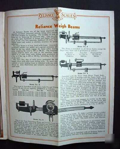 Rare reliance pitless scales john deere brochure 30's 