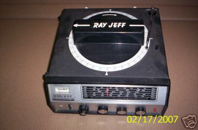 Ray jefferson am fm cb shortwave vhf receiver
