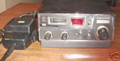 Realistic 40 chan trc-442 cb radio with realistic mic