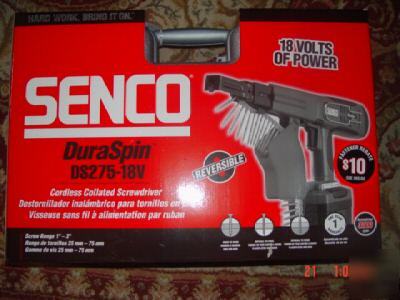 Senco dura spin DS275-18V cordless collated screwdriver
