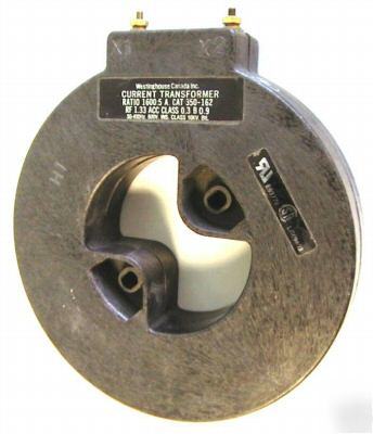 Westinghouse 350-162 current transformer 1600:5 ratio 