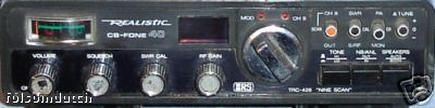 * realistic cb-fone 40 citizens band radio trc-426