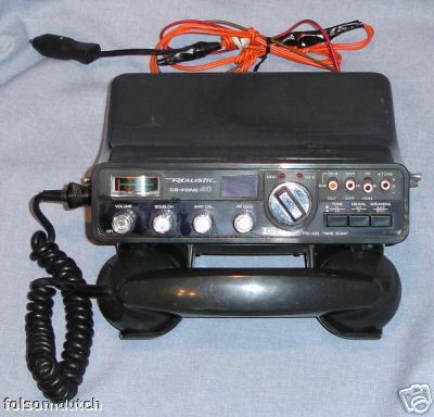 * realistic cb-fone 40 citizens band radio trc-426