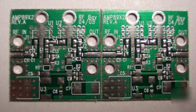 Develop pcb for rf mmic 2-stage sot-89 cascade,2PCS