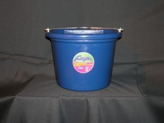 Flatback bucket feeder 8QT blue