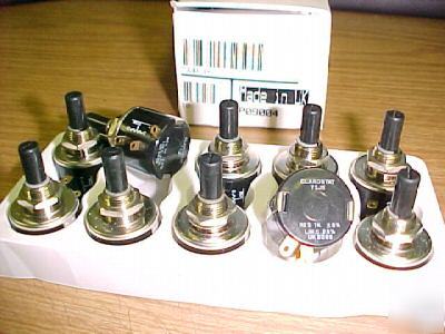 10 pcs clarostat potentiometers part# 73JB-1K 