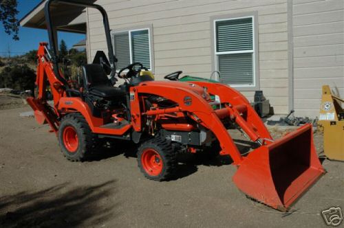 2006 kubota bx 24 tractor with approx.20HRS attachments