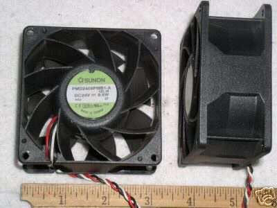 4 small 12V 12 24 v dc fan fans tested sunon hi speed 