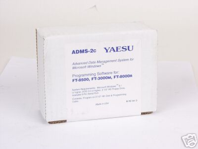 Adms-2C yaesu program software ft-8500 ft-3000M ft-8000