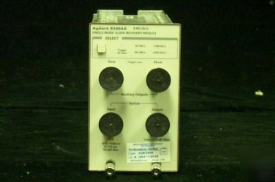 Agilent / hp 83494A clock recovery plug-in module