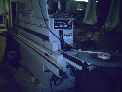 Cabinet shop drill press edgebander line borring saw