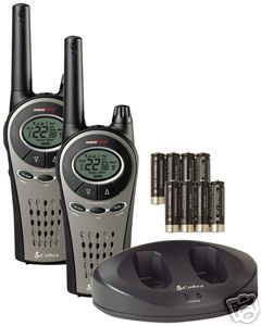 Cobra PR5000-2 microtalk 2 way radio set 15 mile v. pk