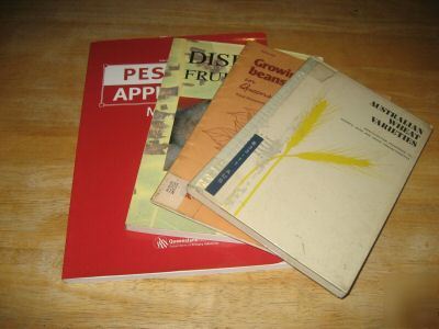 Collection of 4 farming manuals includes crops/ disease